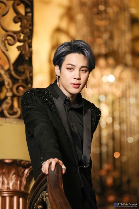 jimin in black suit.